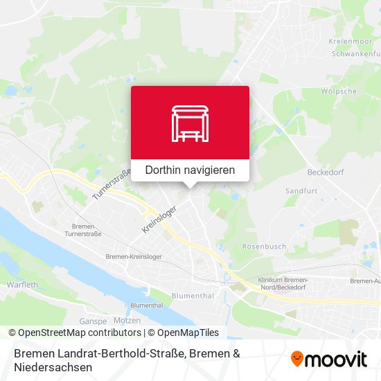 Bremen Landrat-Berthold-Straße Karte