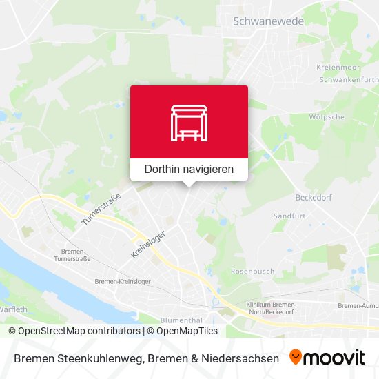 Bremen Steenkuhlenweg Karte