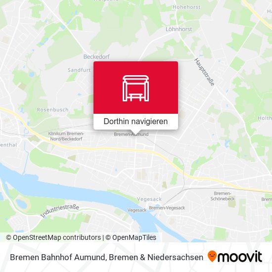 Bremen Bahnhof Aumund Karte