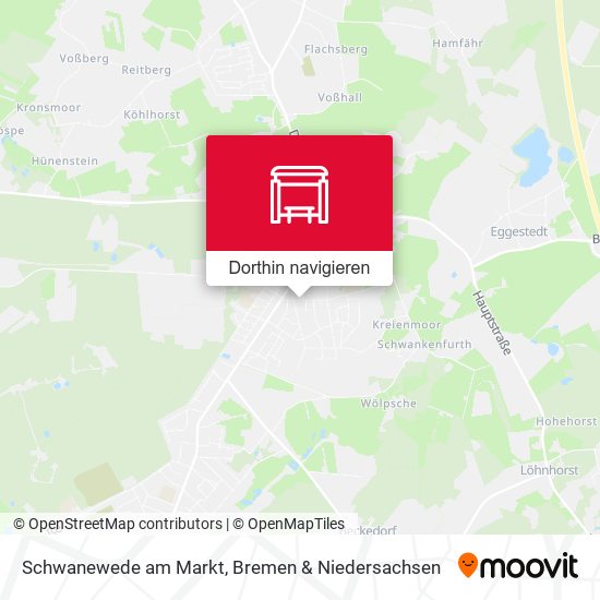Schwanewede am Markt Karte