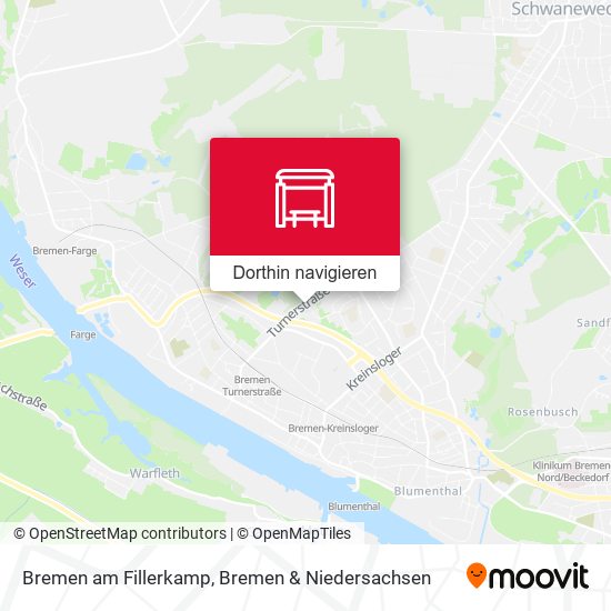 Bremen am Fillerkamp Karte