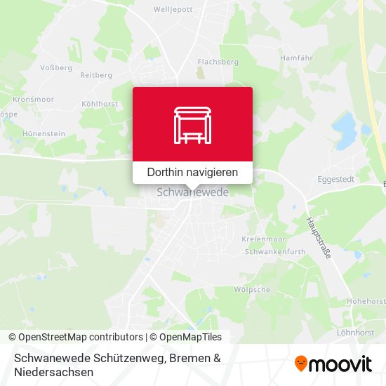 Schwanewede Schützenweg Karte