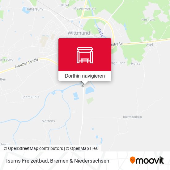 Isums Freizeitbad Karte