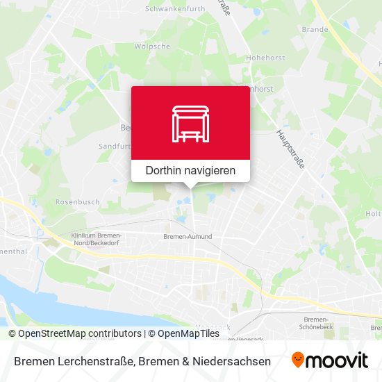 Bremen Lerchenstraße Karte