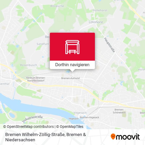 Bremen Wilhelm-Zöllig-Straße Karte