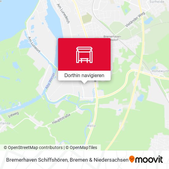 Bremerhaven Schiffshören Karte