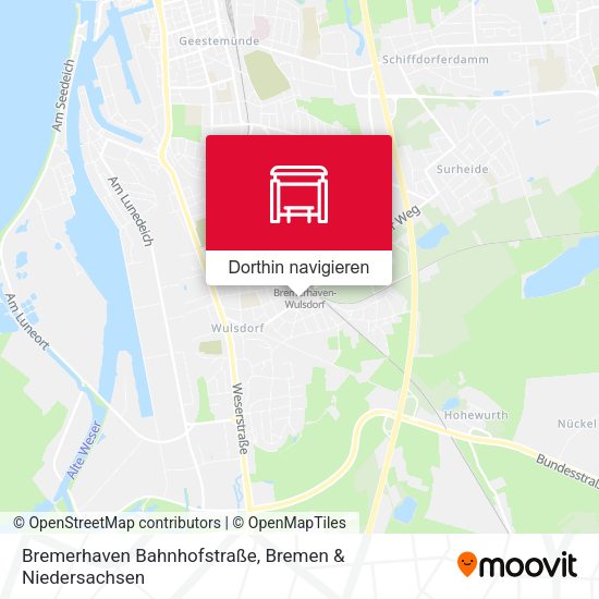 Bremerhaven Bahnhofstraße Karte