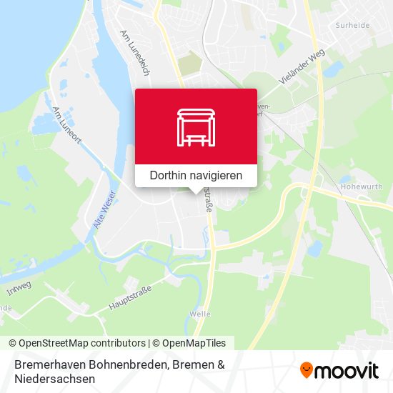 Bremerhaven Bohnenbreden Karte