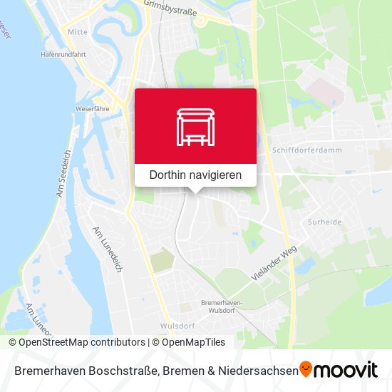 Bremerhaven Boschstraße Karte