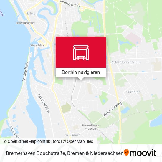 Bremerhaven Boschstraße Karte