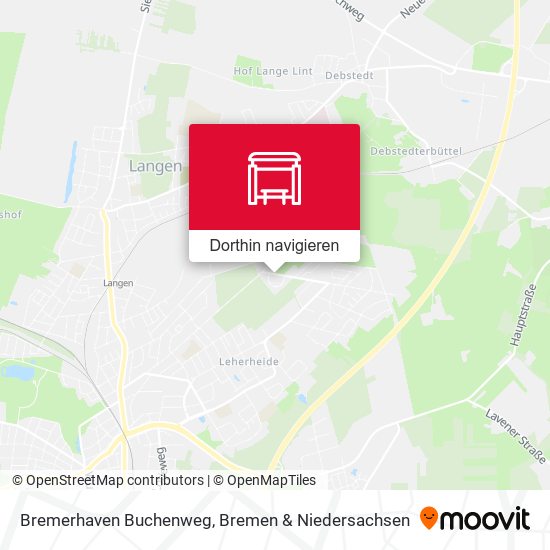 Bremerhaven Buchenweg Karte