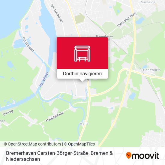 Bremerhaven Carsten-Börger-Straße Karte