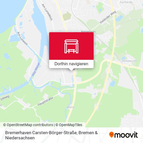 Bremerhaven Carsten-Börger-Straße Karte