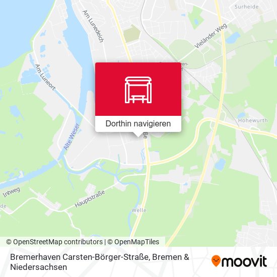 Bremerhaven Carsten-Börger-Straße Karte