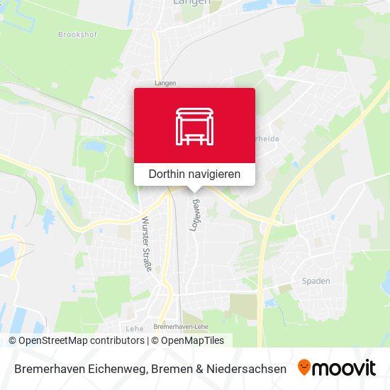 Bremerhaven Eichenweg Karte