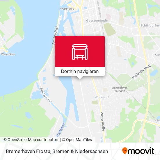 Bremerhaven Frosta Karte