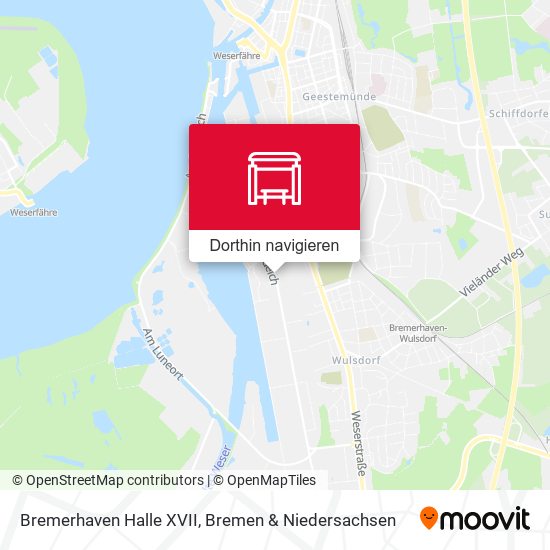 Bremerhaven Halle XVII Karte