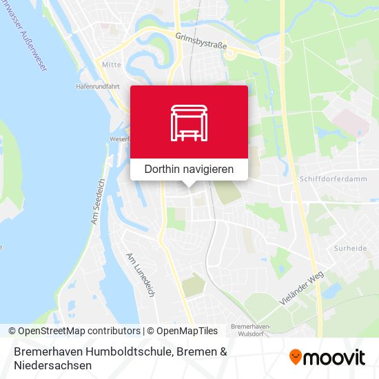 Bremerhaven Humboldtschule Karte