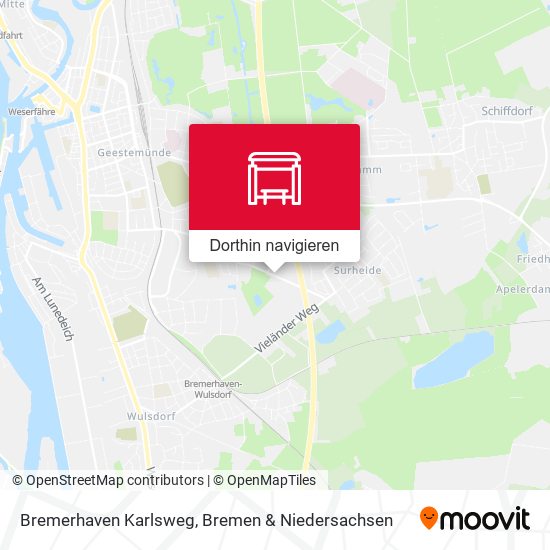 Bremerhaven Karlsweg Karte