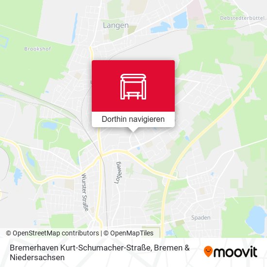 Bremerhaven Kurt-Schumacher-Straße Karte