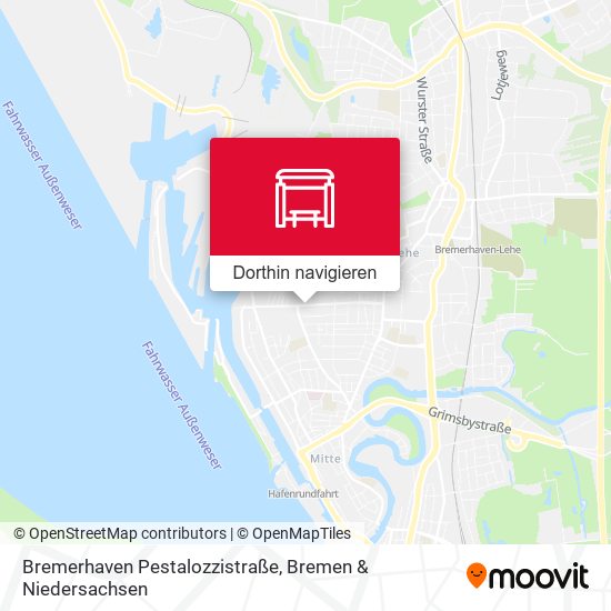 Bremerhaven Pestalozzistraße Karte