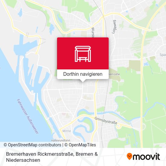 Bremerhaven Rickmersstraße Karte