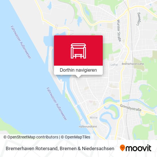 Bremerhaven Rotersand Karte