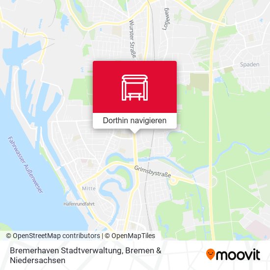 Bremerhaven Stadtverwaltung Karte