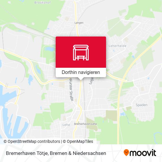 Bremerhaven Tötje Karte