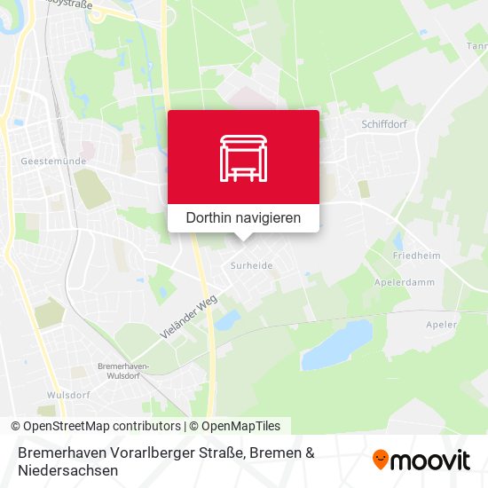 Bremerhaven Vorarlberger Straße Karte