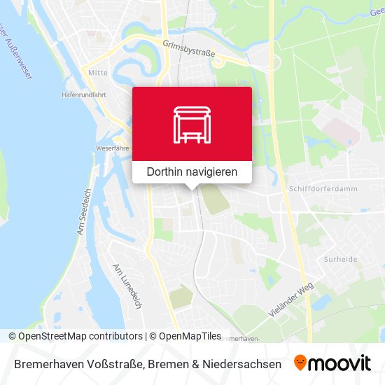 Bremerhaven Voßstraße Karte