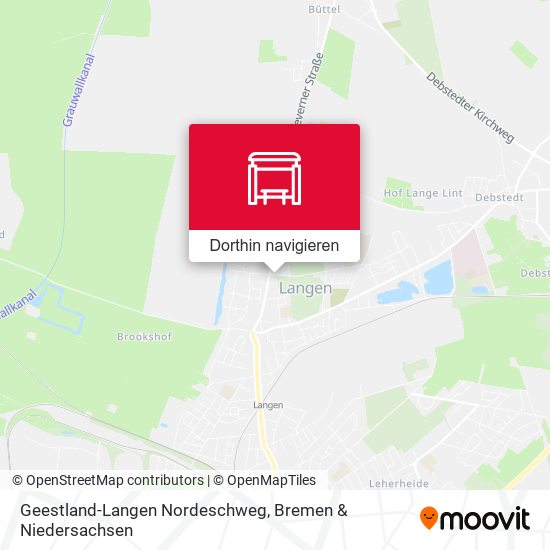 Geestland-Langen Nordeschweg Karte