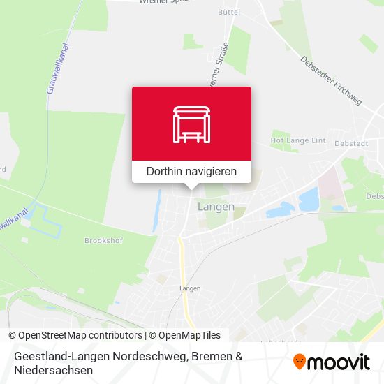 Geestland-Langen Nordeschweg Karte