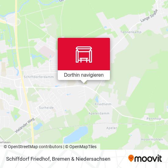 Schiffdorf Friedhof Karte