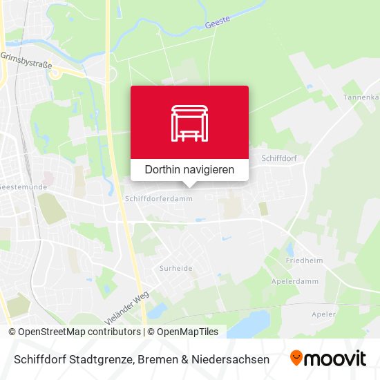 Schiffdorf Stadtgrenze Karte