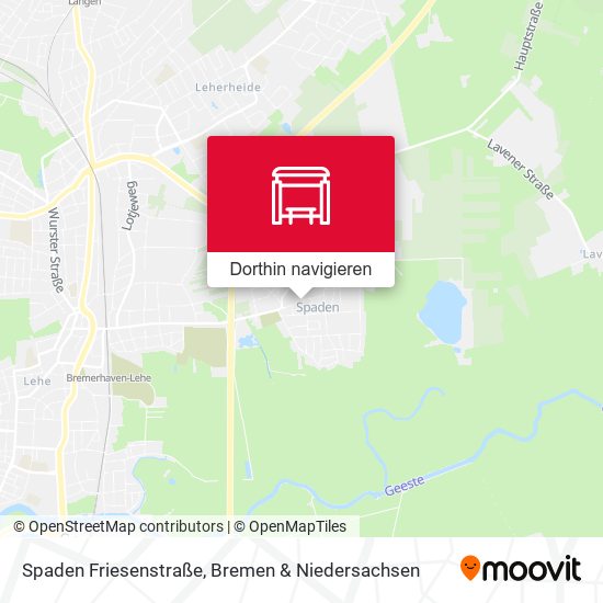 Spaden Friesenstraße Karte