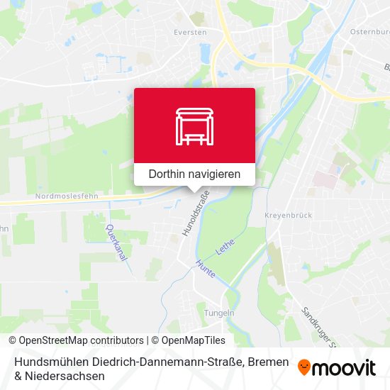 Hundsmühlen Diedrich-Dannemann-Straße Karte
