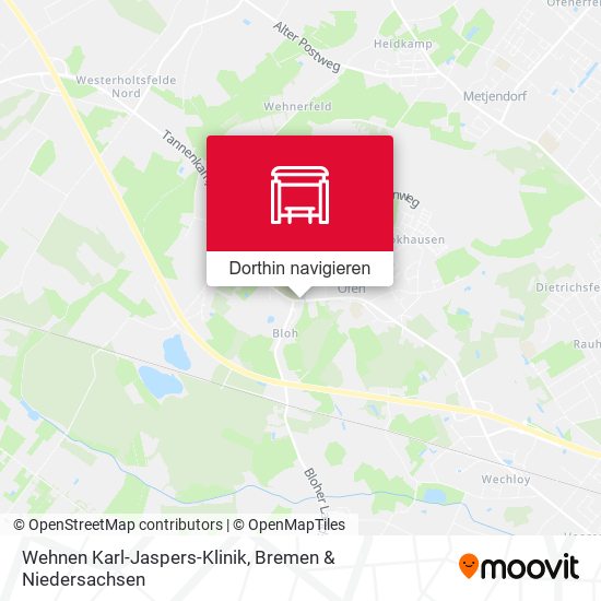 Wehnen Karl-Jaspers-Klinik Karte