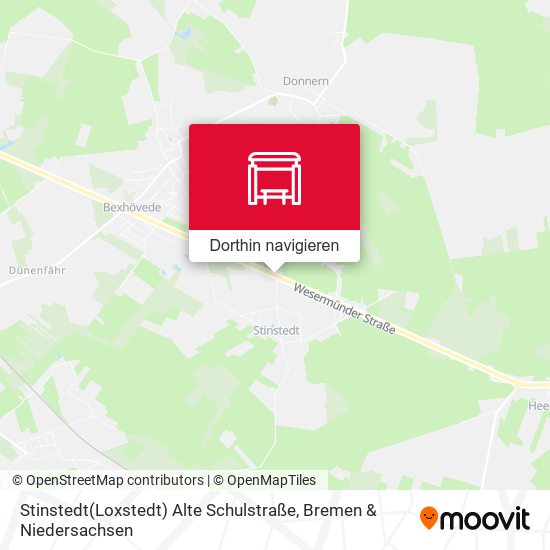 Stinstedt(Loxstedt) Alte Schulstraße Karte