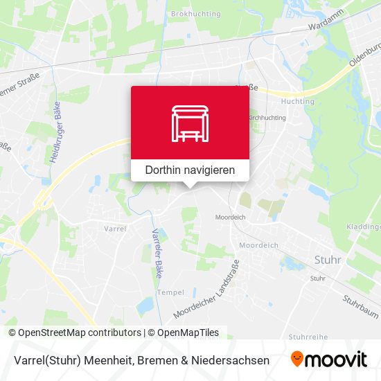 Varrel(Stuhr) Meenheit Karte