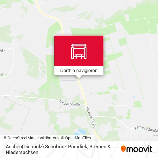 Aschen(Diepholz) Schobrink Paradiek Karte