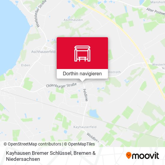 Kayhausen Bremer Schlüssel Karte