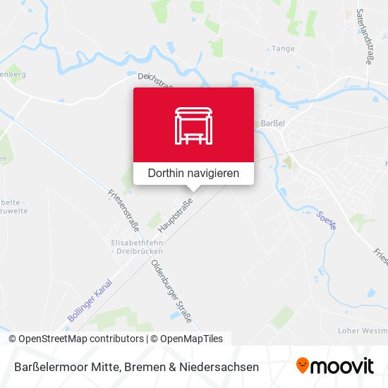 Barßelermoor Mitte Karte