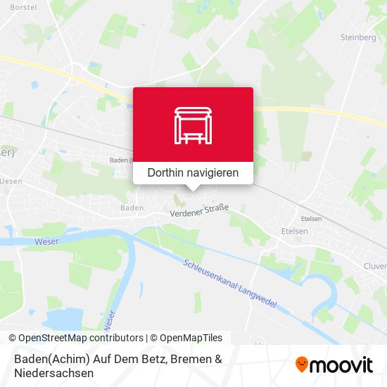 Baden(Achim) Auf Dem Betz Karte