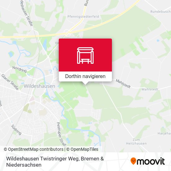 Wildeshausen Twistringer Weg Karte