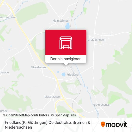 Friedland(Kr Göttingen) Oeldestraße Karte