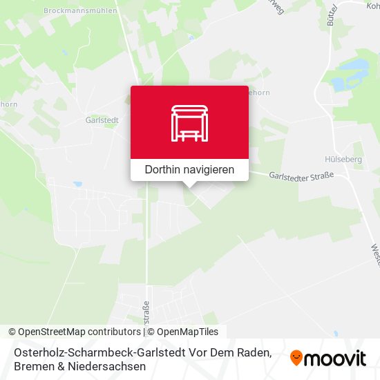 Osterholz-Scharmbeck-Garlstedt Vor Dem Raden Karte