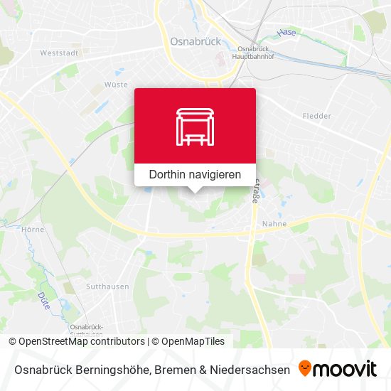 Osnabrück Berningshöhe Karte