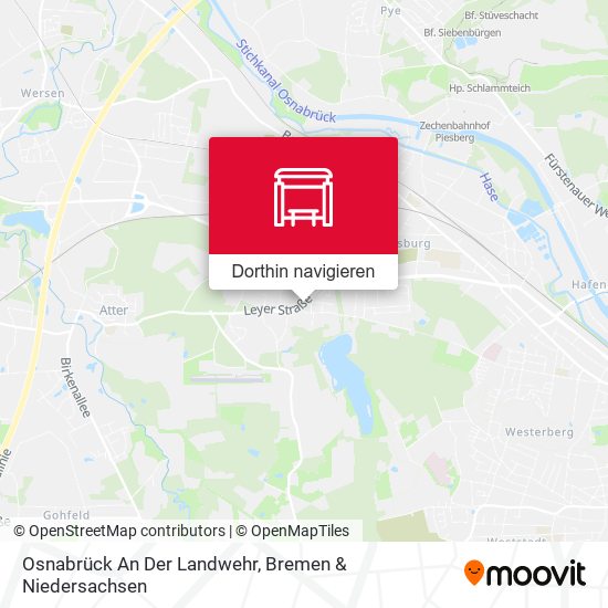 Osnabrück An Der Landwehr Karte