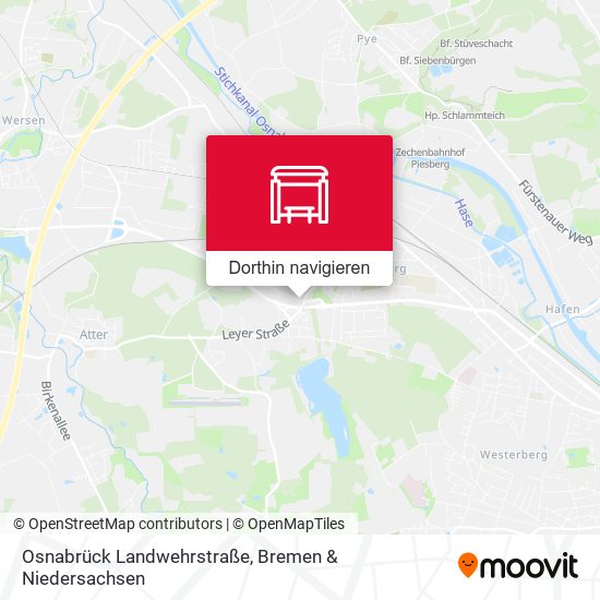 Osnabrück Landwehrstraße Karte